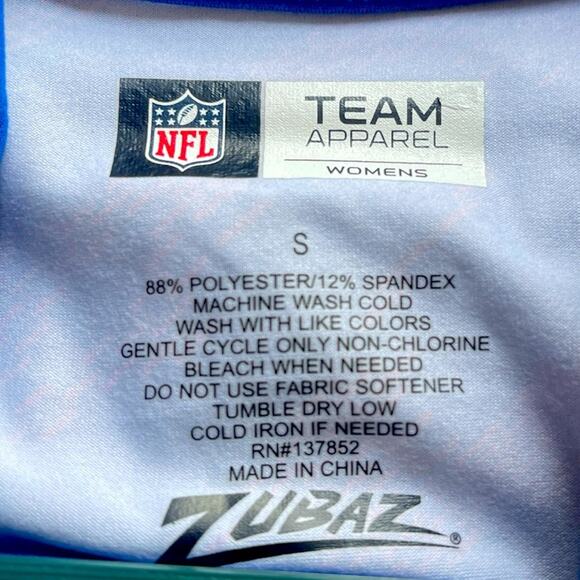 NFL Official Women Small New York Giants Long Sleeve Stretch Lightweight Hoodie - Picture 4 of 4